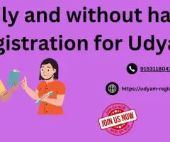Easily and without hassle registration for Udyam