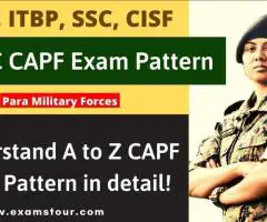 UPSC CAPF Exam 2024 Notification, Eligibility, CAPF Syllabus