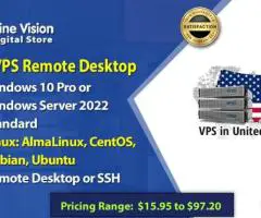 USA VPS Remote Desktop - Online Vision Digital Store
