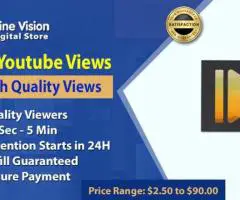 Buy YouTube Views: High Quality-Views