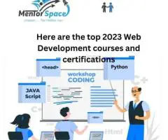 Here are the top 2023 Web Development courses and certifications