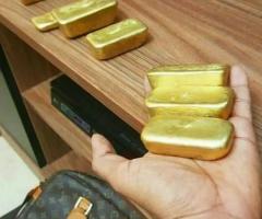 Gold Bars And Gold Nuggets Ready For Sale