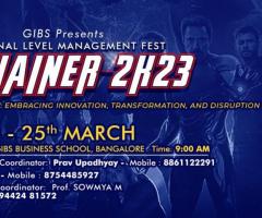 GIBS Enchainer2k23 | National Level Management Fest 2023 Organized by GIBS Business School Bangalore