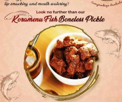 Koramenu Fish Boneles Pickle  Kolkata