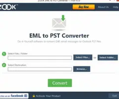 EML to PST Converter to convert EML files to PST in Bulk