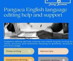 Pangaea English language editing help and support