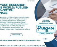 Take your research to the world - Publish in top-notch journals