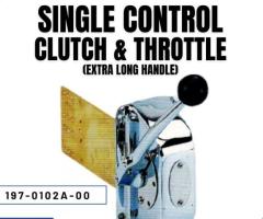 Boat Single Control for Clutch and Throttle (EXTRA LONG-STEMMED HANDLE)