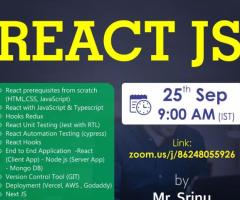 Best React JS Online Training Institute In Hyderabad | NareshIT